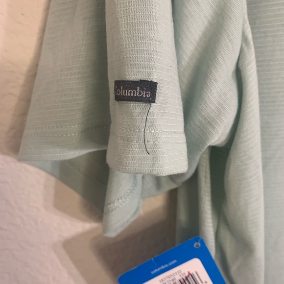 Size 2X NWT Columbia  women’s green Tee Shirt - Picture 5 of 7